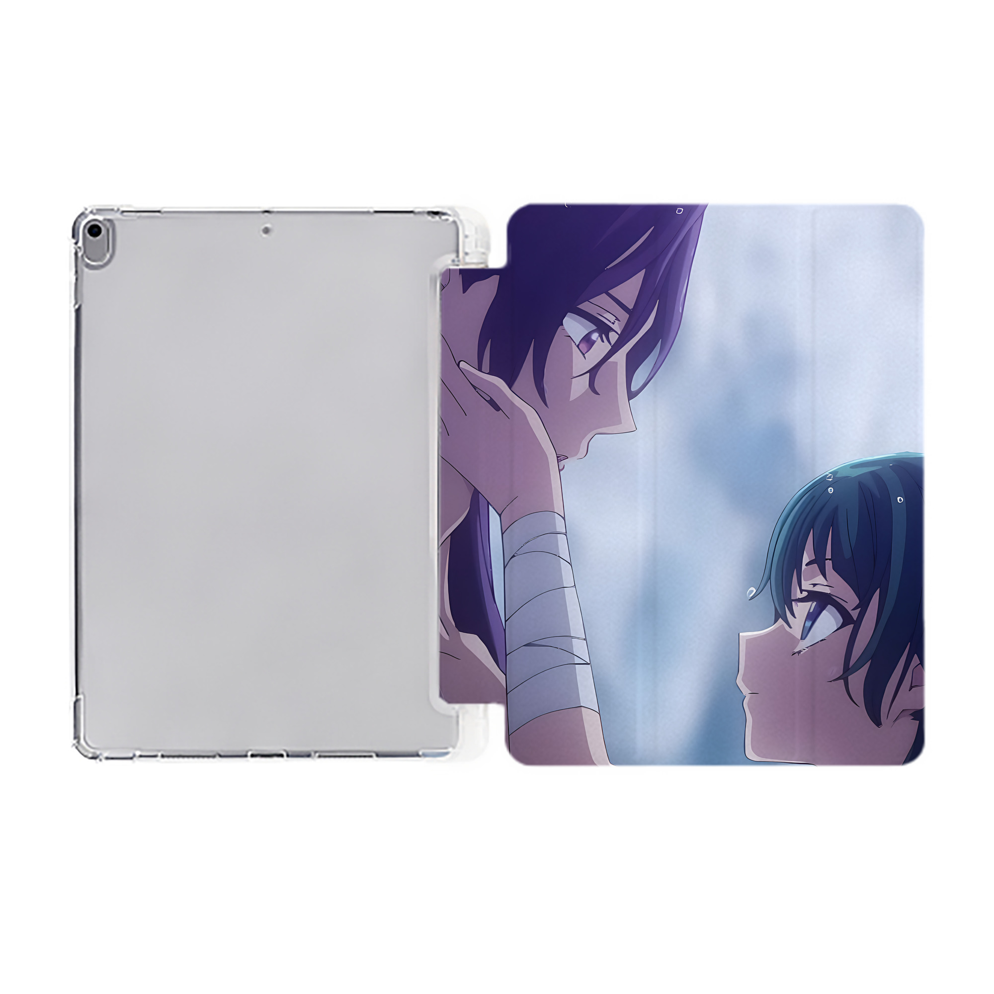 （画像用） 薬屋のひとりごと The Apothecary Diaries IPad ケース ペン収納付き 三つ折りスタンド PUレザー×シリコン 対応機種9.5/10.5/10.9インチ